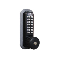 LOCKEY Lockey 2210JBMGKO Mechanical Deadbolt Jet Black Marine Grade