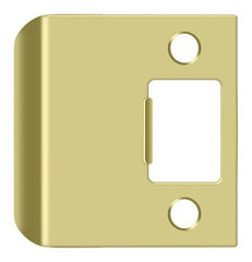 DELTANA Deltana SPE225U3 Extended Lip Strike Plate Bright Brass
