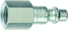 TRU-FLATE Tru-Flate 12-235 Industrial/Milton 1/4 in FNPT Steel Industrial Plug (Pack)