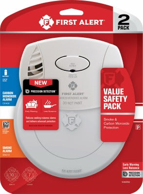 HONEYWELL Ademco Inc. 1046743 Smoke Carbon Monoxide Alarm 4 Pack