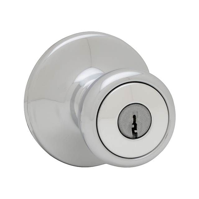 KWIKSET Kwikset 400T-26 Tylo Knob Entry Lock Bright Chrome