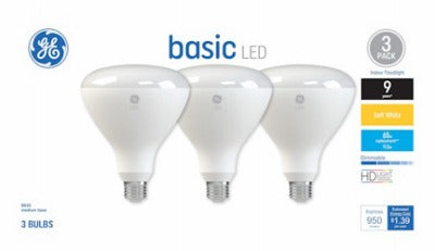 GE G E Lighting 46979 Led BR40 Bulb 11.5W 2700K Dimmable 3-pack