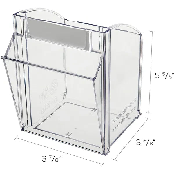 DEFLECTO Deflecto DEF20504OP Interlocking Tilt Bin System 5-Compartment (23.63 x 5.25 x 6.50 in)