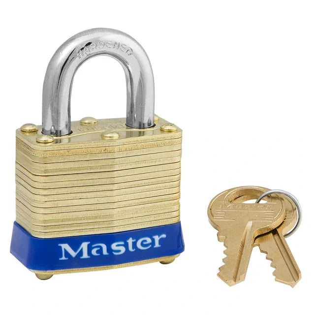 MASTER LOCK Master Lock 4ka-0712 Laminated Brass Padlock Keyed Alike