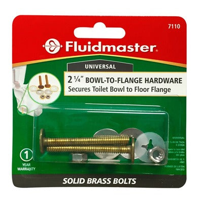 FLUIDMASTER Fluidmaster Inc 7110 2-bolt Toilet Bowl to Floor Kit