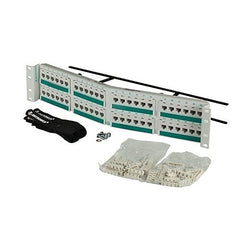 ORTRONICS Ortronics PHA5E6U48-W 48-port Angled Patch Panel Cat5e