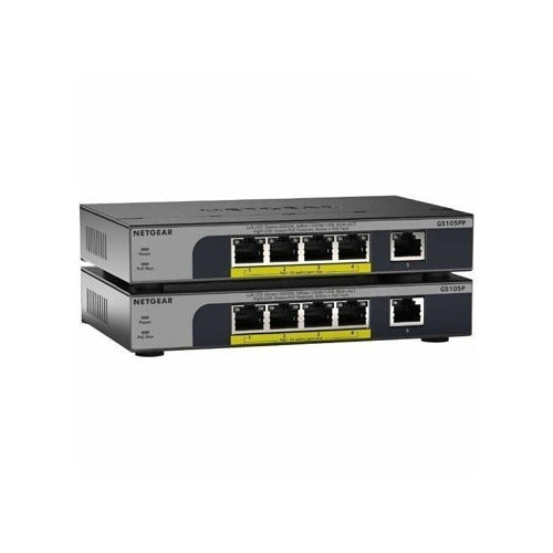 NETGEAR Netgear GS105PP-300NAS 5-port Gigabit Poe+ Unmanaged Switch