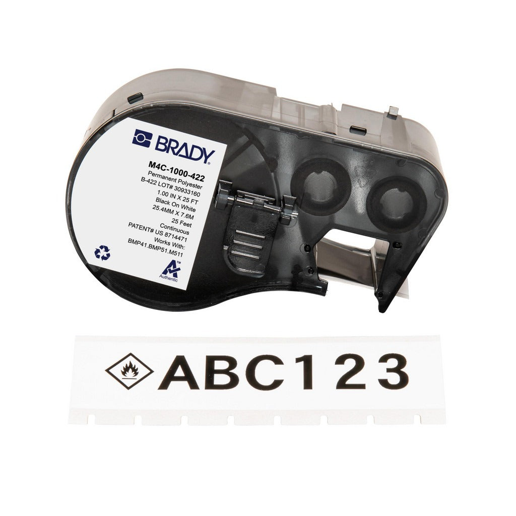 BRADY Brady 170734 Label Printer Cartridge 1 in 25 Ft BMP41