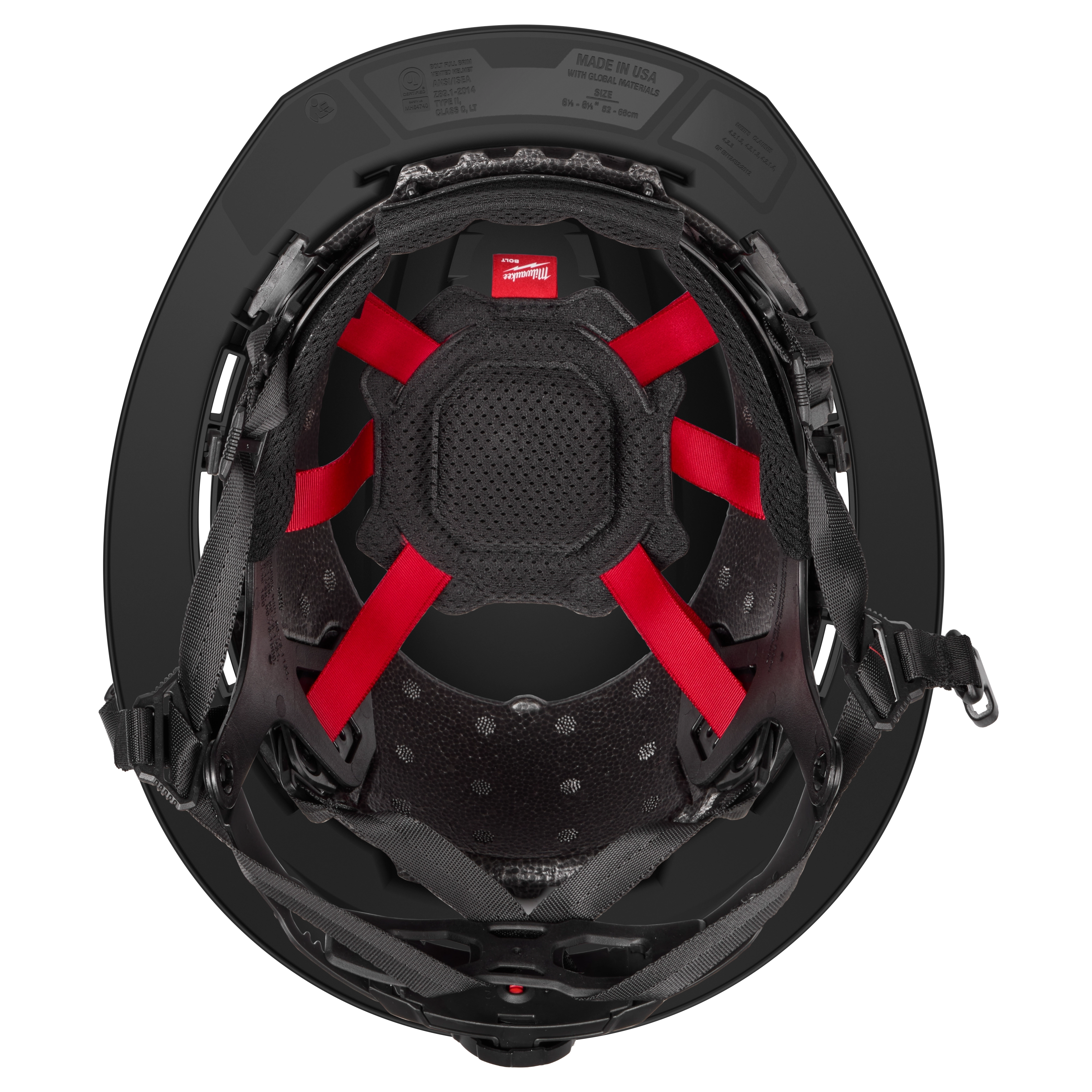 MILWAUKEE Milwaukee 48-73-1661 BOLT Full Brim Safety Helmet Type 2, Class E