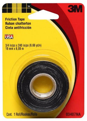3M 3M Company 3407NA-BA-6 Friction Tape 0.75x240 Inches 6-pack