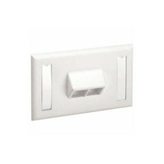 PANDUIT Panduit NK2HSFIWY 2-port Sloped Faceplate White
