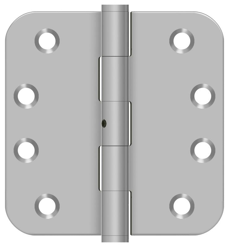 DELTANA Deltana SS44R5U32D-RN Radius Hinge 4x4x5/8 in Satin Ss