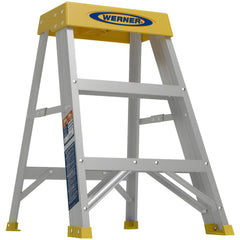 WERNER Werner 150B 2-step Aluminum Step Ladder Type Ia 300 Lb
