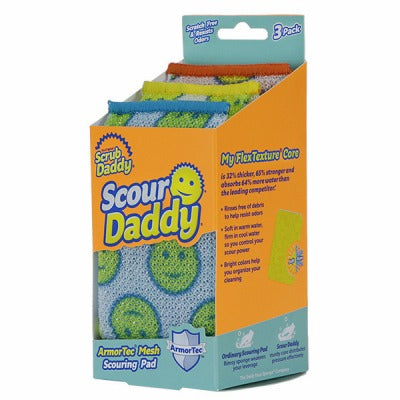 SCRUB DADDY Scrub Daddy Inc SCRDDY3CTX12 Scour Daddy 3 Count 12pk