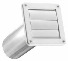 LAMBRO INDUSTRIES Lambro Industries 267WS Plastic Louver Vent 4 Inches White