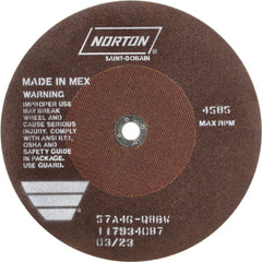 NORTON Norton 66253122816 Cut-off Wheel 10 in Aluminum Oxide 46 Grit