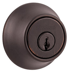 KWIKSET Kwikset 96600-673 Single Cylinder Deadbolt Venetian Bronze 6 Pack