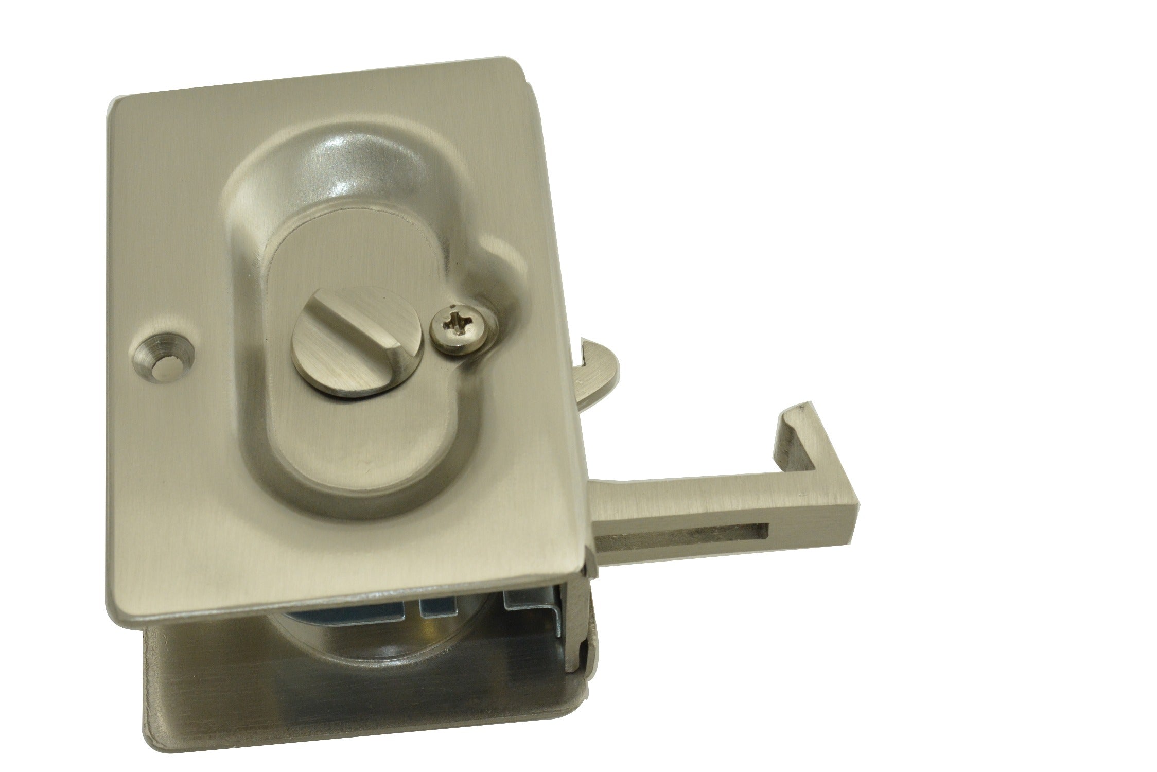 EMTEK Emtek 2102US15 Privacy Pocket Door Lock Satin Nickel