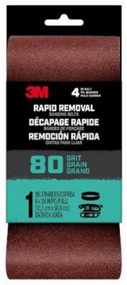 3M 3M Company BELT4X241PK80 Sanding Belt 80 Grit 4x24 in