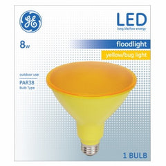 GE G E Lighting 93100583 Led PAR38 Yellow Flood Bulb 8W