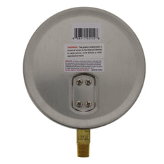 WINTERS INSTRUMENTS Winters Instruments PCT325 4.5 inches PCT Contractor Pressure Gauge (0-200 psi)