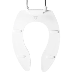 Bemis 3155SSCT 000 Elongated Open Front Toilet Seat in White