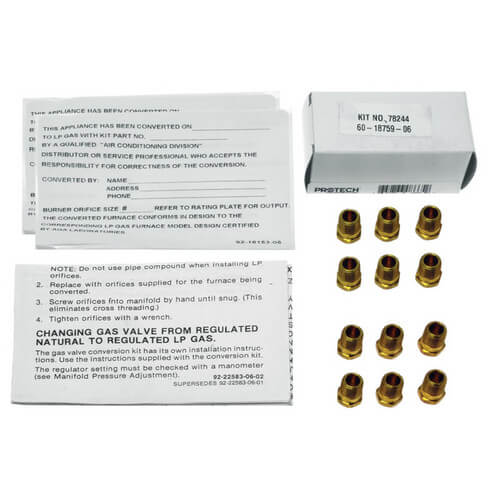 RHEEM EP-42R LIQUID PROPANE CONVERSION KITS
