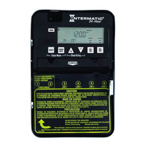 INTERMATIC Intermatic ET1125C Electronic Timer Switch 120-277VAC 30A SPST