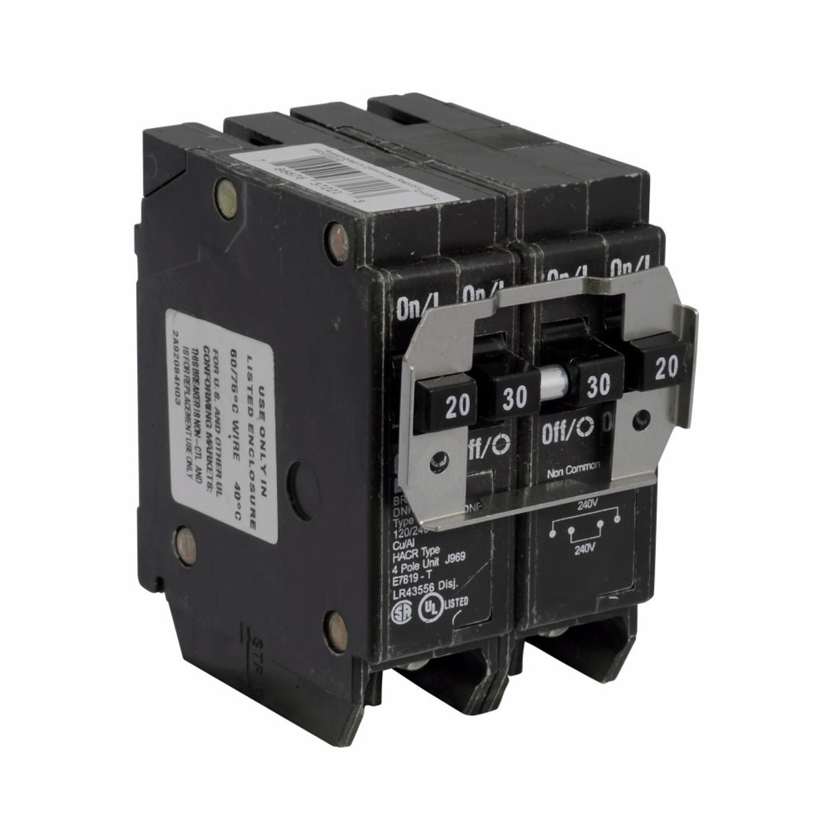 EATON Eaton BRD220230 BR Type Circuit Breaker 120/240V 20 to 30 A