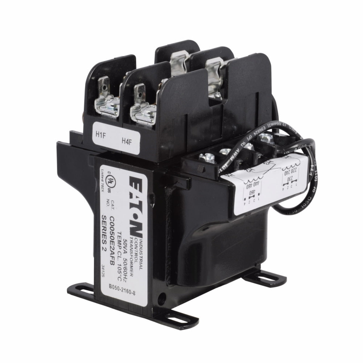 EATON Eaton C0050E3AFB 50 VA 208/277 Volt Primary 120 Volt Secondary Industrial Control Transformer