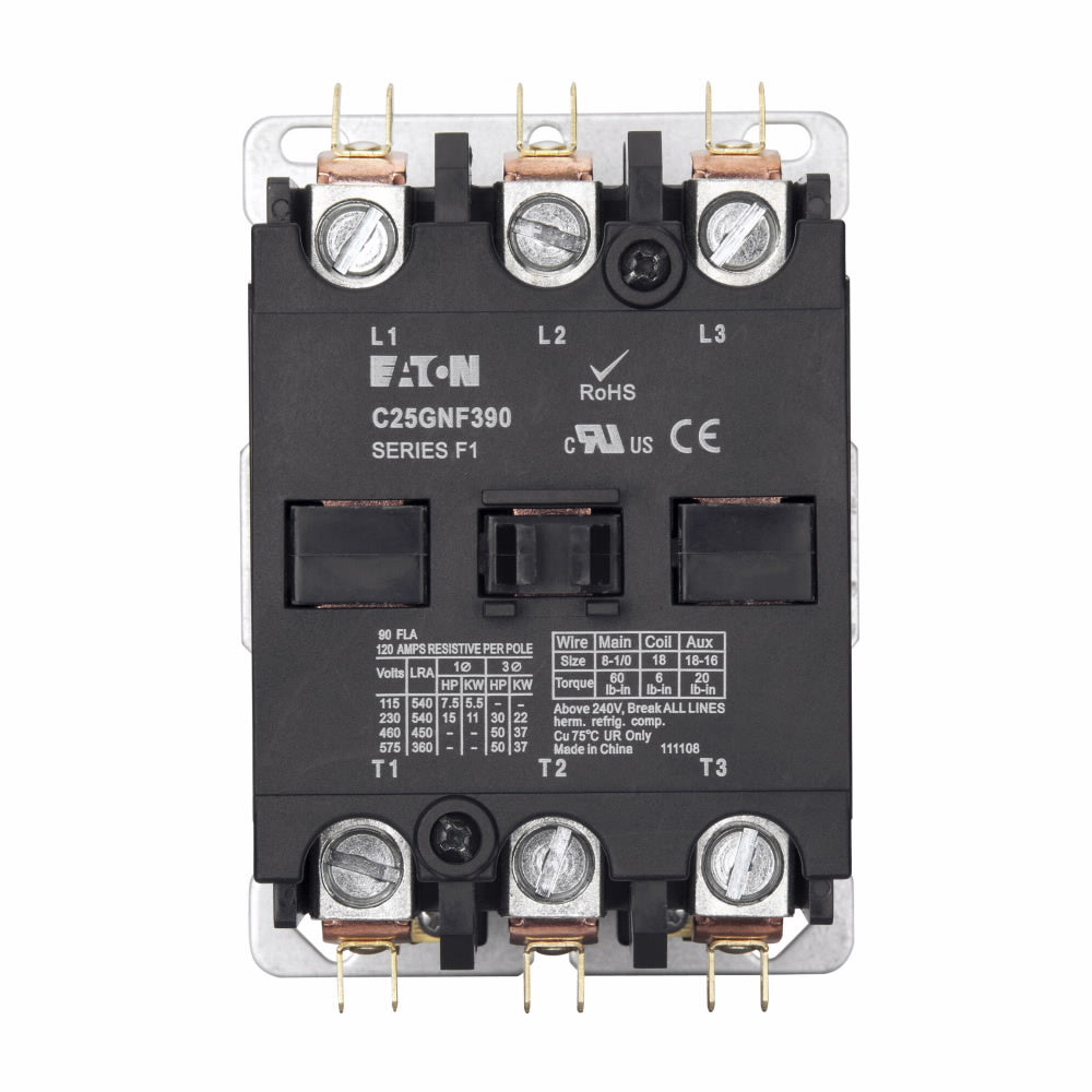 EATON C25GNF390B CONTACTORS