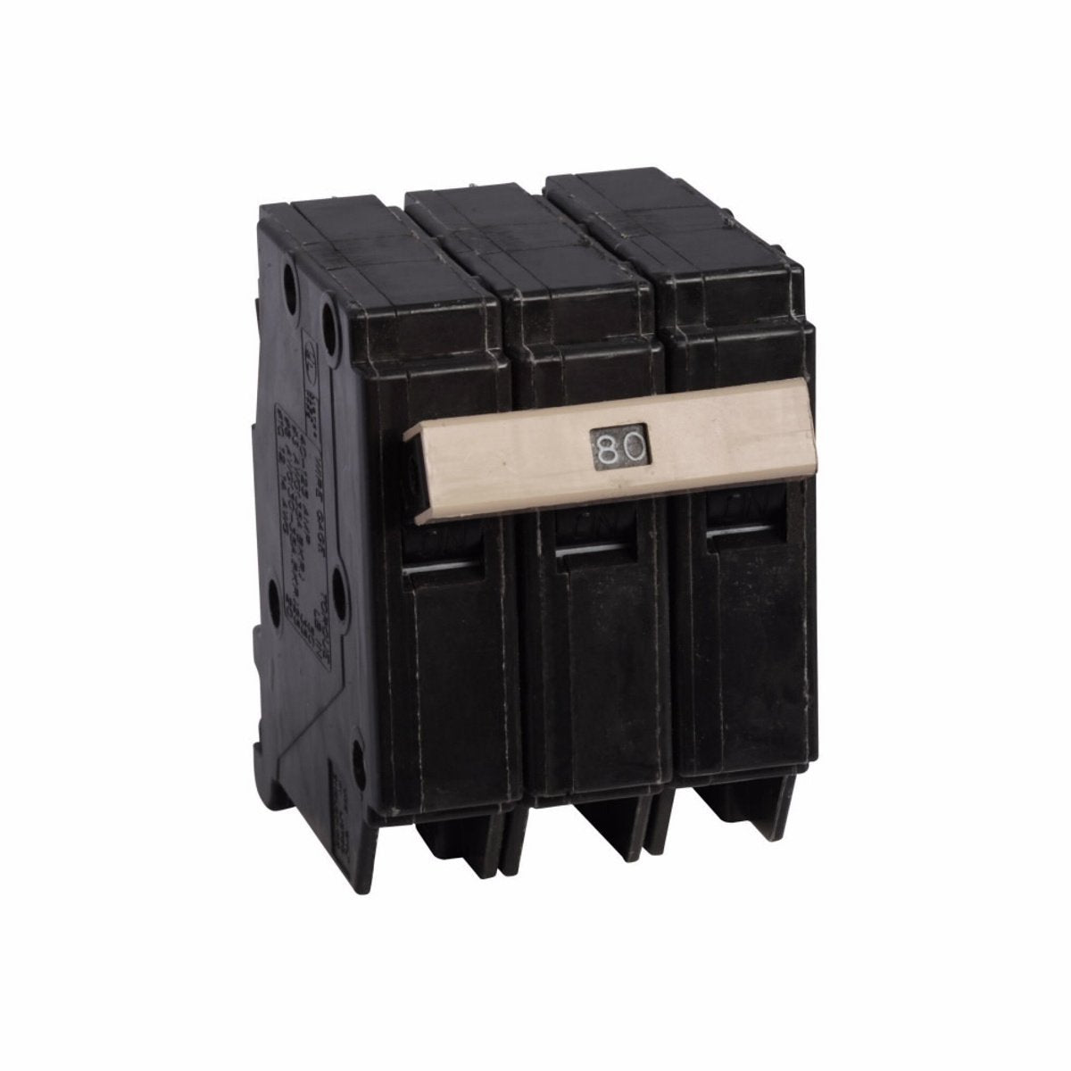 EATON Eaton CH3080 3/4 Inch Standard Circuit Breaker 80A 10kAIC 3 Pole 240V