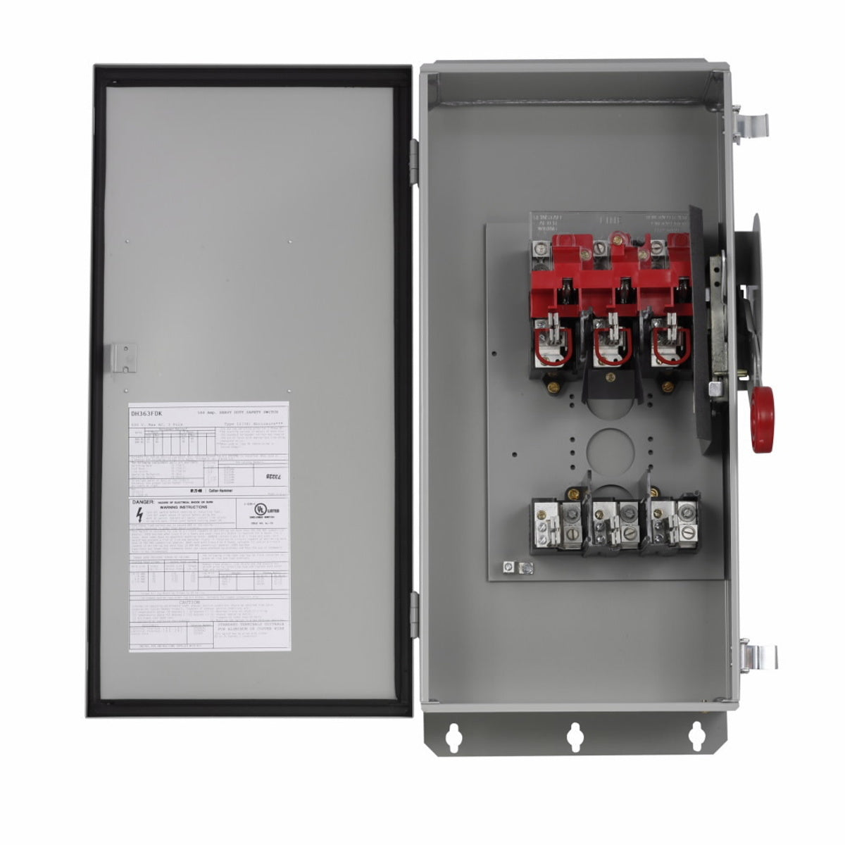 EATON Eaton DH363FDK Heavy Duty Safety Switch 100 A 600 VAC