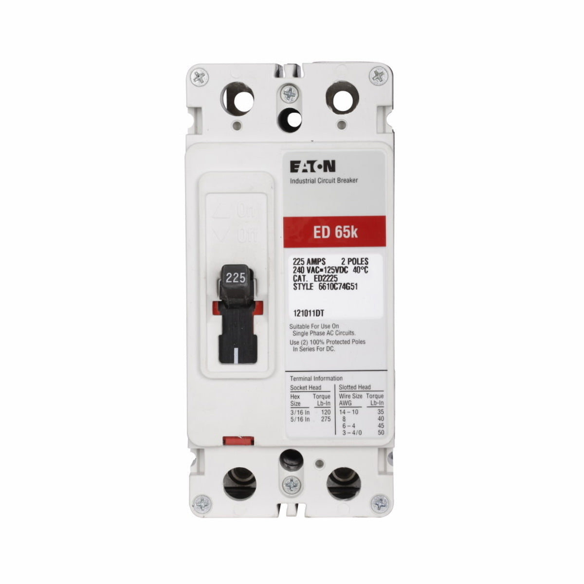 EATON ED2050 CIRCUIT BREAKERS
