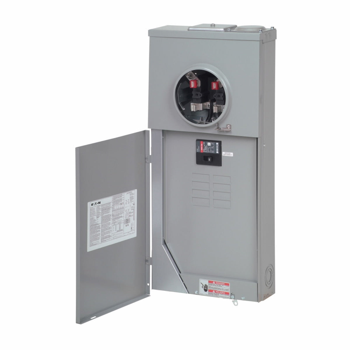 EATON Eaton MB816B200BTS 120/240 VAC 200 Amp 1-Phase 3-Wire 1 Inch NEMA 3R Surface Mount Residential Meter Breaker