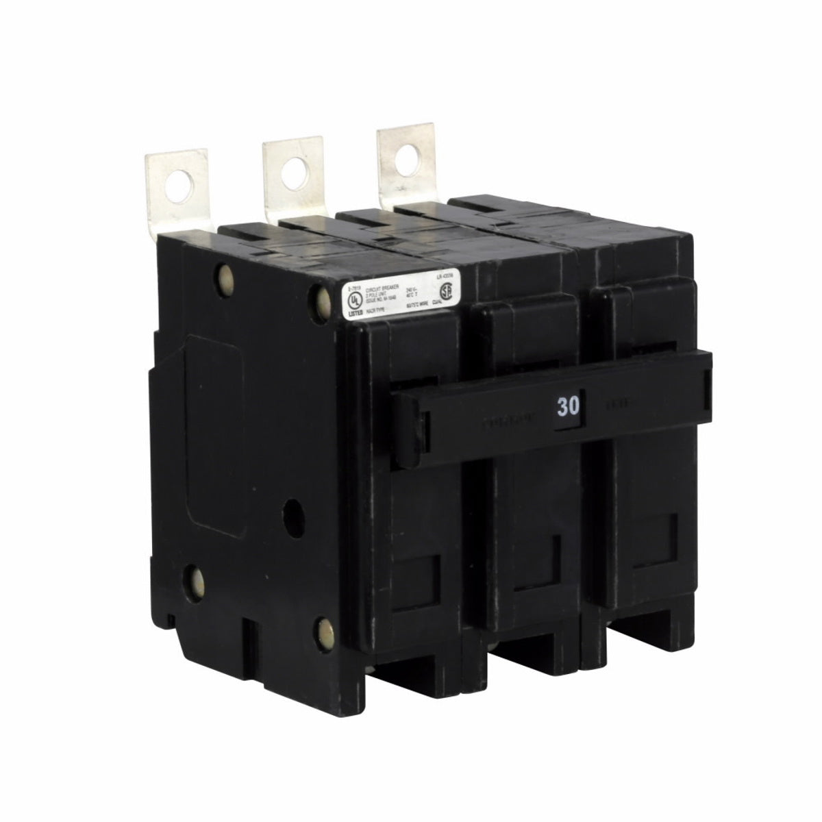 EATON Eaton QBHW3030H Miniature Circuit Breaker 240 VAC 30 Amp 3 Pole