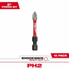 MILWAUKEE Milwaukee 48-32-5004 Impact PH2 Power Bit 2in 15 Pack