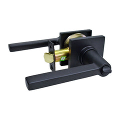 EMTEK Emtek 5122HLOUS19RH Helios Lever Keyed Entry Flat Black