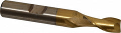 CLEVELAND CONTROLS Cleveland C41553 Square End Mill 5/16 in 2 Flute Hss Tin
