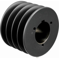 BROWNING Browning 3695202 Qd Bushed V-belt Sheave 4 Groove 4.48 in Od
