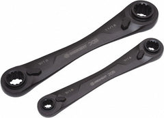 CRESCENT Crescent CX6DBM2 Ratcheting Box Wrench Set 2 Pc Metric