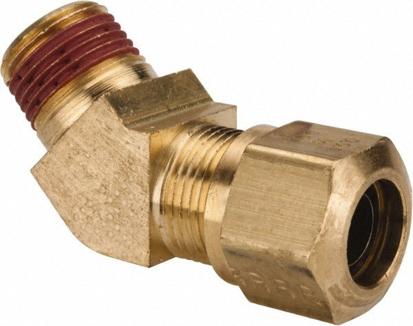 PARKER Parker VS279NTA-8-6 Brass 45 Elbow Compression X Mnpt 3/8