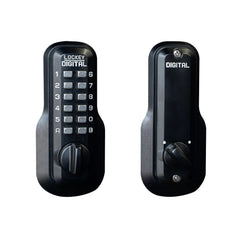 LOCKEY Lockey M210JBMG Keyless Deadbolt Jet Black Marine Grade