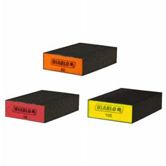 DIABLO Freud DFBBLOCAST03G Flat Edge Sanding Block 3 Pack