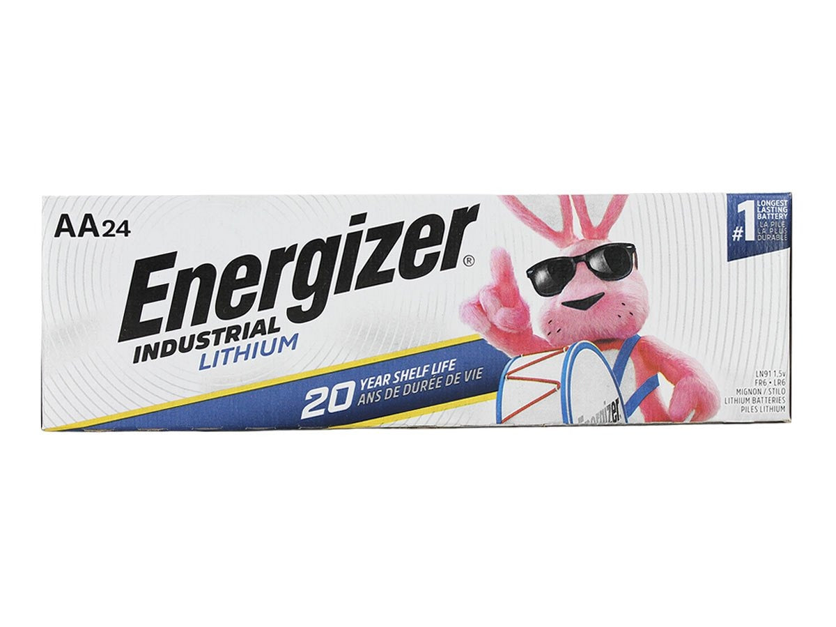 ENERGIZER Energizer L91-24PK Lithium LN91 AA 3000mAh 1.5V (AA/24 Pack) Energizer-AA-LN91-24PK