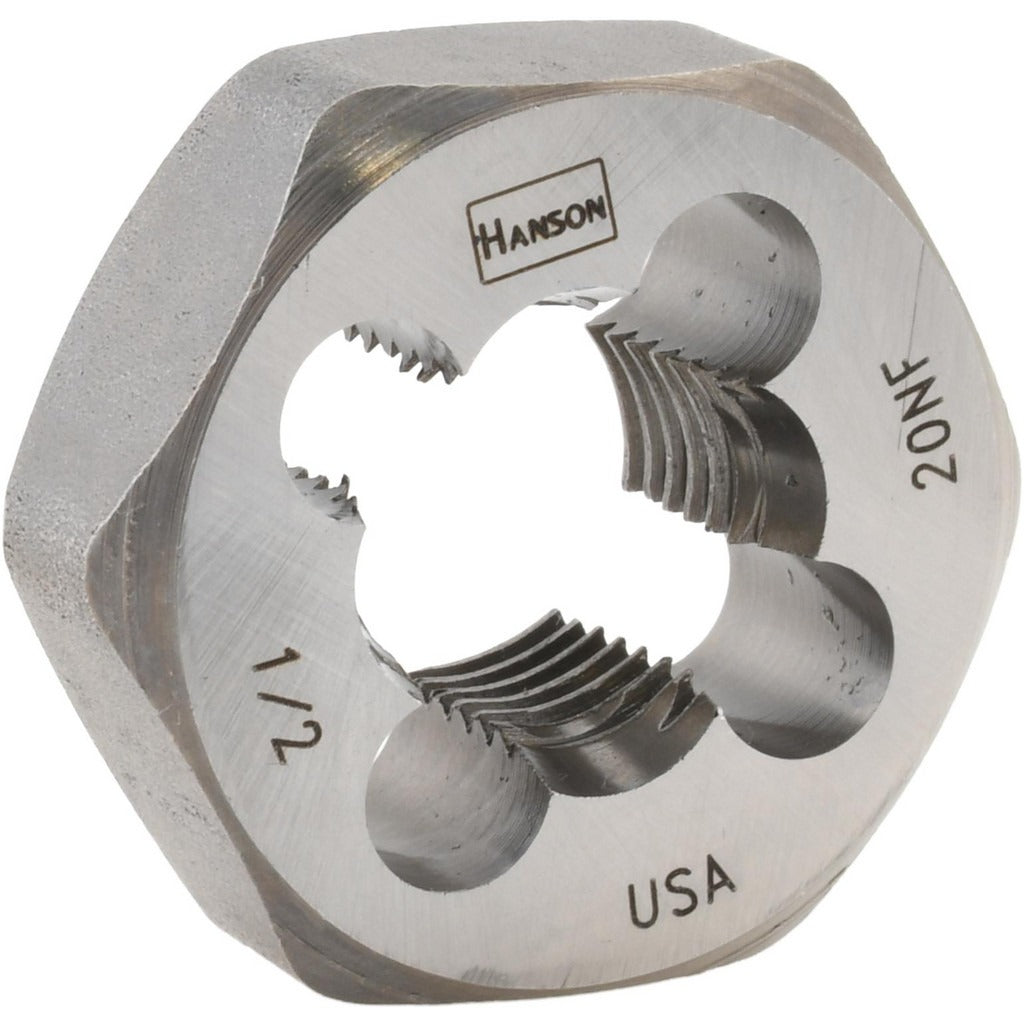 IRWIN Irwin 6545 Hex Rethreading Die 1/2-20 Unf Right Hand