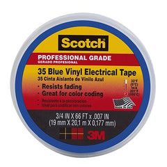 3M 3M Company 10836-DL-10 Vinyl Electrical Tape Blue 10 Pack