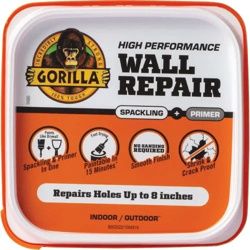 GORILLA GLUE Gorilla Glue 103963 Wall Repair Spackling and Primer (16 oz)