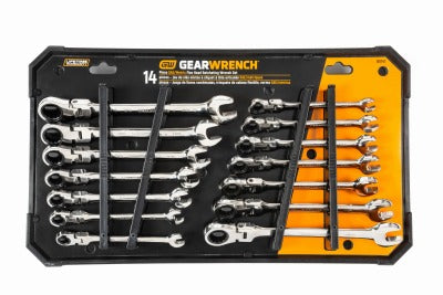 APEX TOOL GROUP Apex Tool Group Llc 85141 14-pc Ratcheting Wrench Set Sae Metric