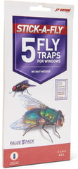 JT EATON Jt Eaton 443 Stick-A-Fly Disposable Indoor Fly Trap (5-Pack)